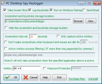   PC Desktop Spy Keylogger