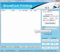   Broadcast Batch Printing