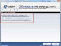   Lotus Notes Emails to Exchange