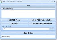   PSD To PNG Converter Software