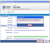   Split Large Outlook PST Files