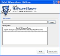   Free Download VBA Password Recovery