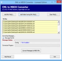   Convert EML files to MBOX