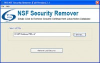   Remove NSF Security