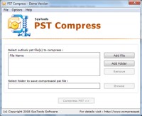   Utility to Compress PST Files