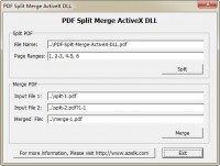   AzSDK PDF Split Merge ActiveX DLL