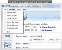   Create 2D Barcode Labels