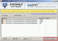   Add PST to Outlook 2007