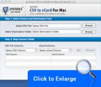   Change Excel File to Mac vCard File