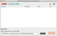  AST PDF Password Remover for Mac