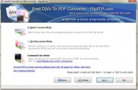   FlipPDF Free DJVU to PDF Converter