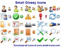   Small Glossy Icons