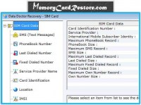   Sim Card Restore Phone Numbers