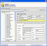   Lotus Notes to Excel Converter Download