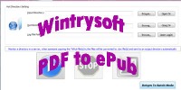   Wintrysoft PDF to ePub Converter