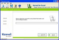   Excel 2007 Recovery