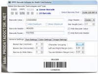   Medical Barcode Generator Software