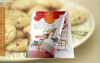   Cookies Style Theme for 3D Book