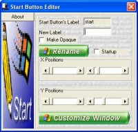   Start Button Editor