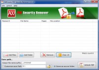   Pdf Security Remover by AWinware