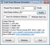   Cok Free Mouse Emulator