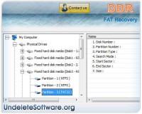   Fat Hard Disk Undelete Software