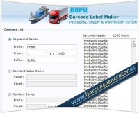   Distributor Barcode Generator