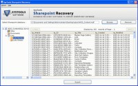   MS SharePoint Database Recovery