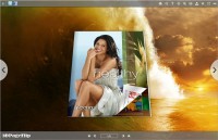   Wave Style Theme for 3D Book