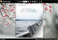   Page Flip Book Snow Capped Style
