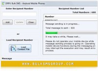   Bulk SMS Software for Android Mobile