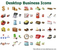   Desktop Business Icons for Bada