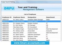   Employee Tour Planner Software