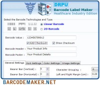   Barcode Maker Software for Healthcare