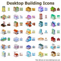   Desktop Building Icons for Bada