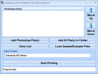   Photoshop Print Multiple PSD Files Software