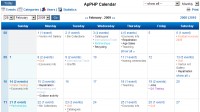   ApPHP Events Calendar Web Control