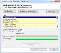   Convert Outlook MSG to PST