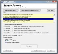   Data Export from Backupify to MS Outlook