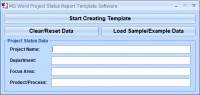   MS Word Project Status Report Template Software