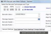   Standard Barcode Software