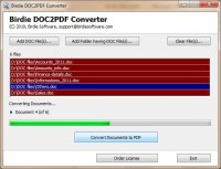   Word DOC to PDF Conversion