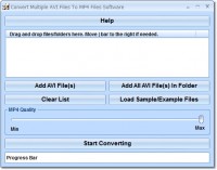   Convert Multiple AVI Files To MP4 Files Software