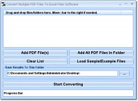   Convert Multiple PDF Files To Excel Files Software