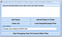   Change Case Of File Content To Proper, Upper, Lower & Sentence Software