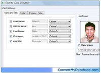   Convert Contact List to vCard