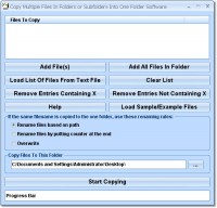   Copy Multiple Files In Folders or Subfolders Into One Folder Software