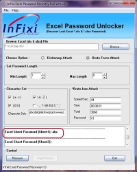   InFixi Excel Password Recovery