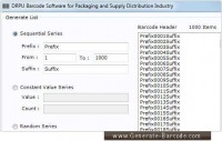   Generate Packaging Barcode