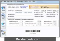   Postal and Banking Barcode Software